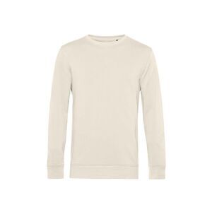 B&C Mens Crew Neck Sweat / Off White
